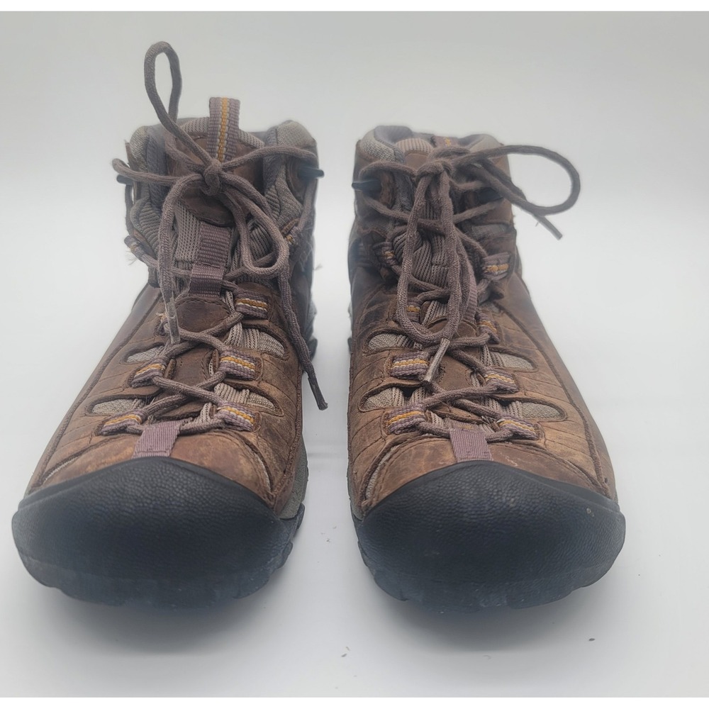 Keen Hiking Boots Size 9 Brown Waterproof Trail Outdoor Shoes - Picture 4 of 7